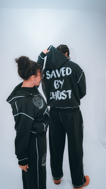 "Saved by Christ" Oversized Tracksuit