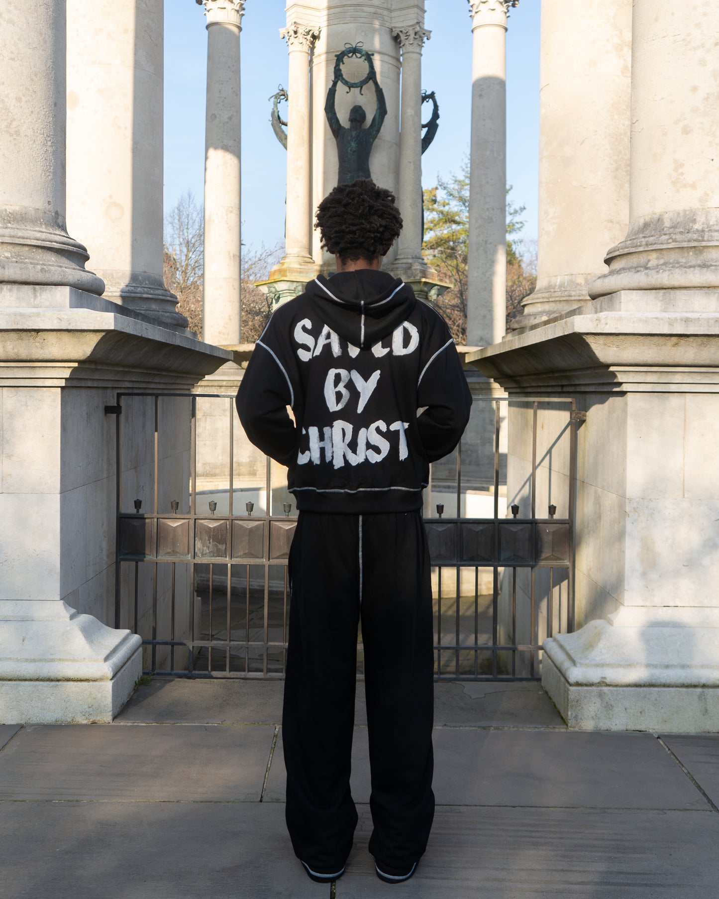 "Saved by Christ" Oversized Tracksuit