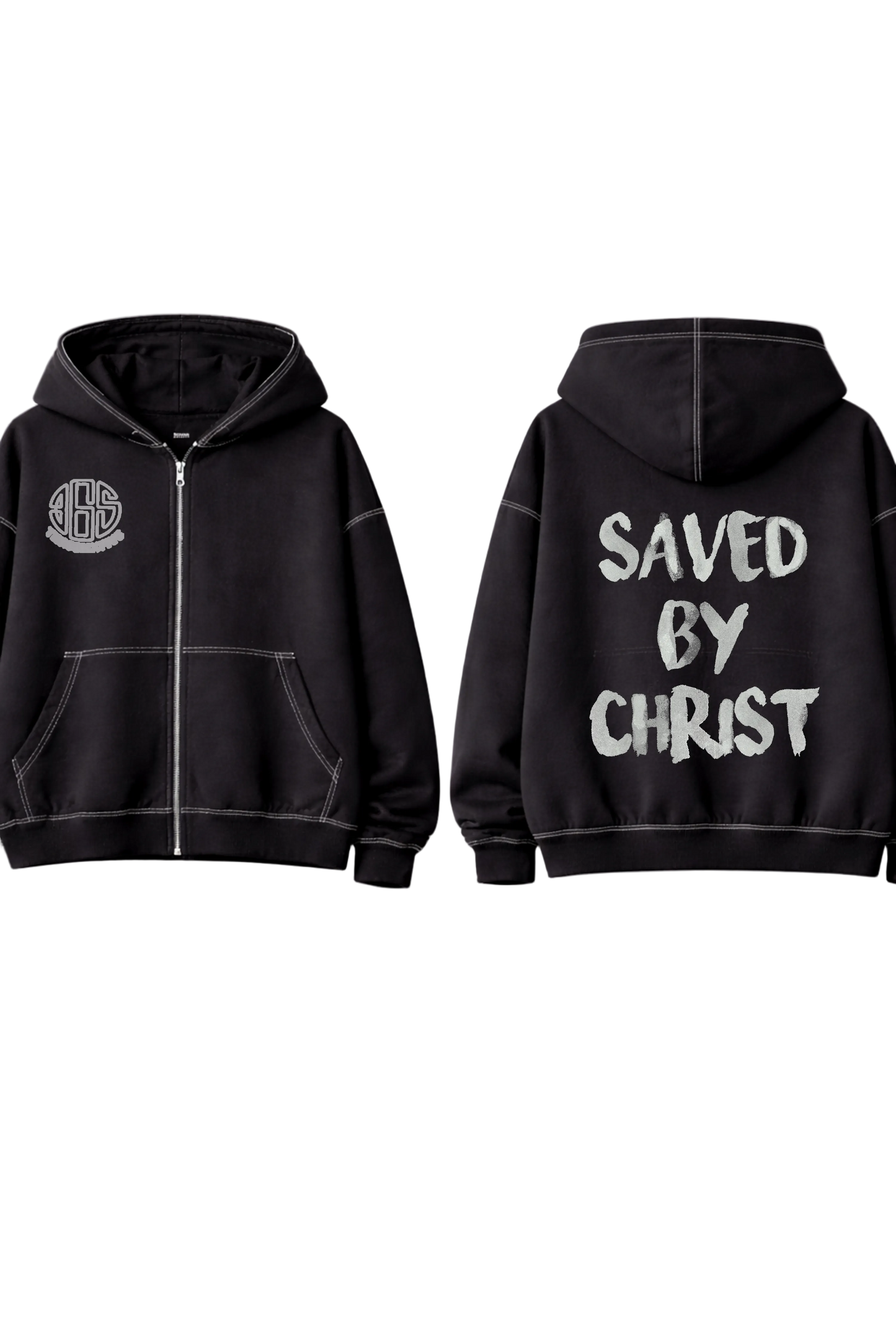 "Saved by Christ" Oversized Tracksuit