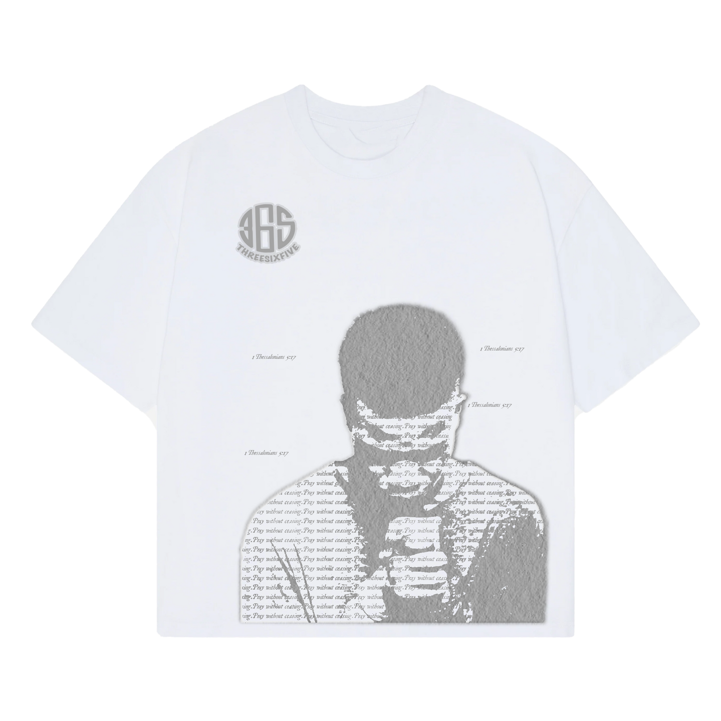 "Pray Without Ceasing" Oversized tshirt